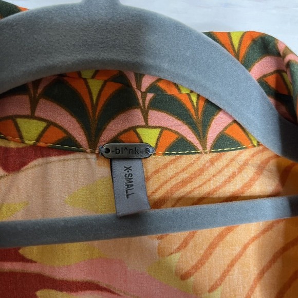 Anthropologie Blank London Hadley Button-Front Maxi Dress Yellow Floral - Picture 4 of 11